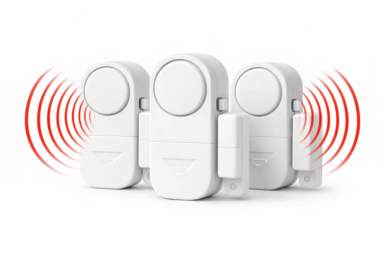 Alarma Magnética para Puertas y Ventanas GuardianMax™ | 3X1 Protección Hogar +100dB